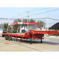 2 axle low flatbed semi-trailer